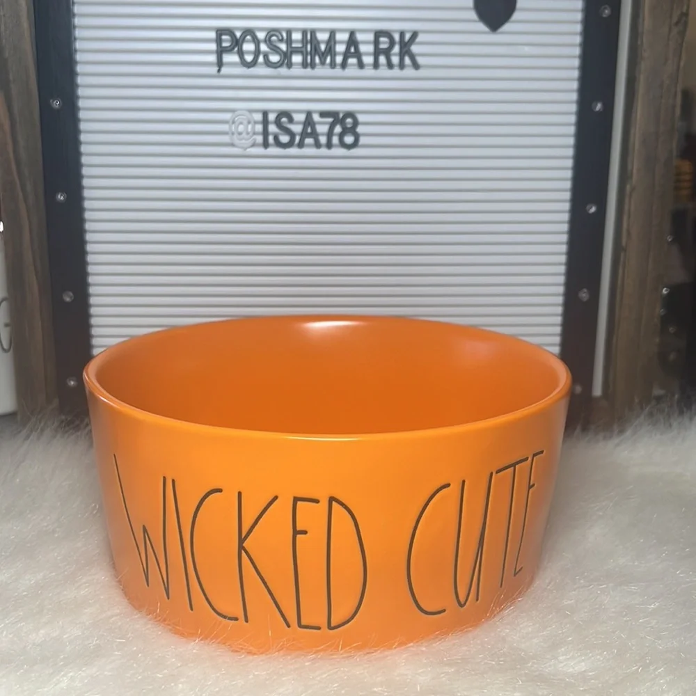 RAE DUNN WICKED CUTE DOG BOWL